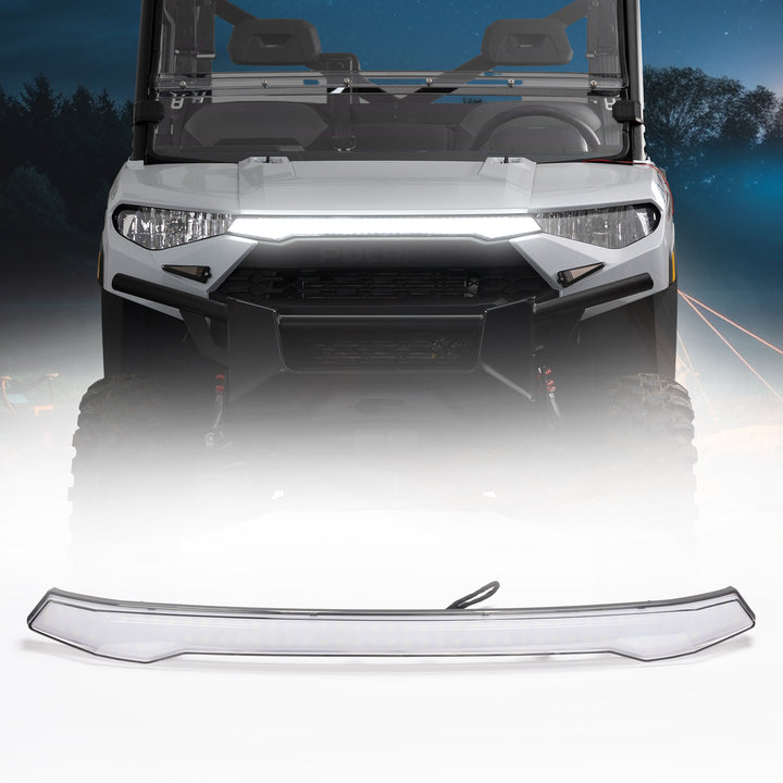 LED Fang Lights with Turn Signals for Polaris Ranger xp 1000 /Crew 2018-2024 - Kemimoto