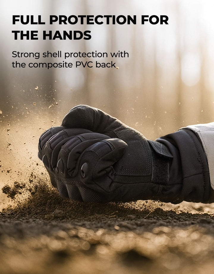 Men’s Tactical Gloves Winter Warm Touchscreen Motorcycle Riding Gloves - Kemimoto