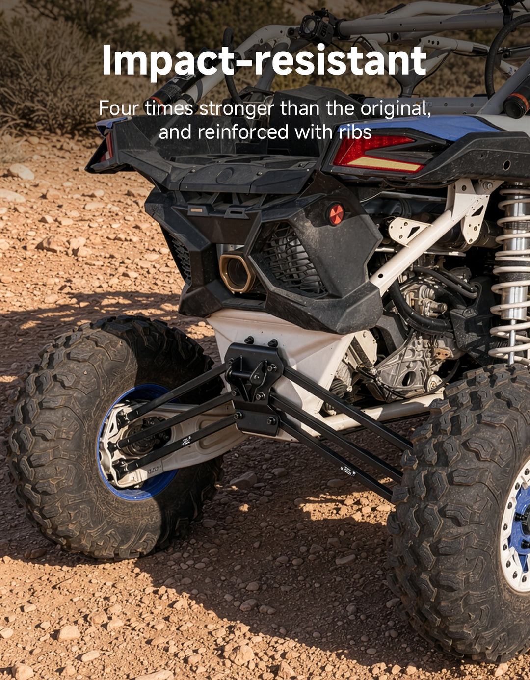 72" Rear Radius Rod Kit Fit Can-Am Maverick X3 / X3 MAX(2016–2026)