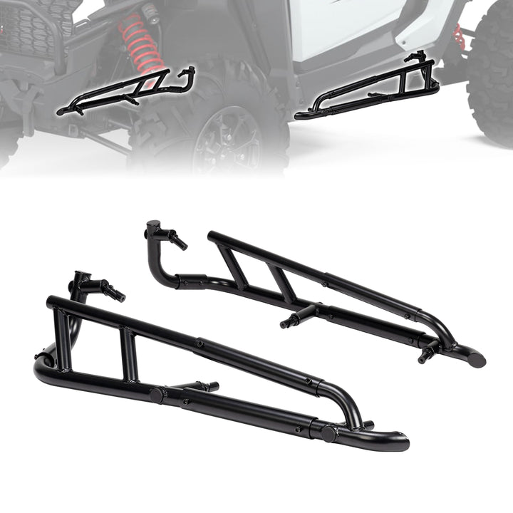 Heavy Duty Steel Nerf Bars Rock Sliders for Polaris RZR XP 1000/ XP 4 1000 2024-2025 - Kemimoto