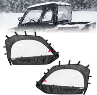 UTV Soft Upper Doors Compatible with Polaris General 1000 / XP 1000 - Kemimoto