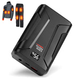 Batería recargable de 12 V para chaleco térmico, chaquetas térmicas, sudaderas térmicas