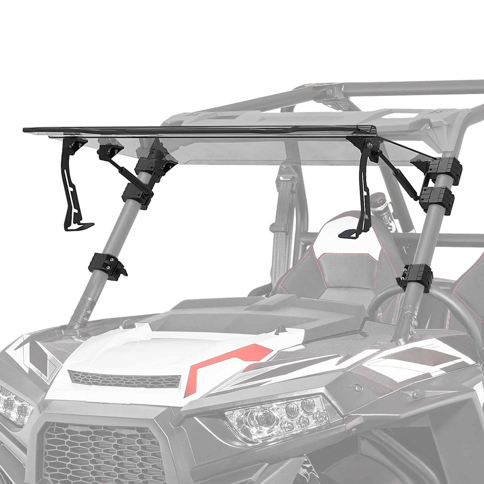 4-IN-1 Flip Windshield for RZR XP 1000/RZR 900/Trail S 900 - Kemimoto