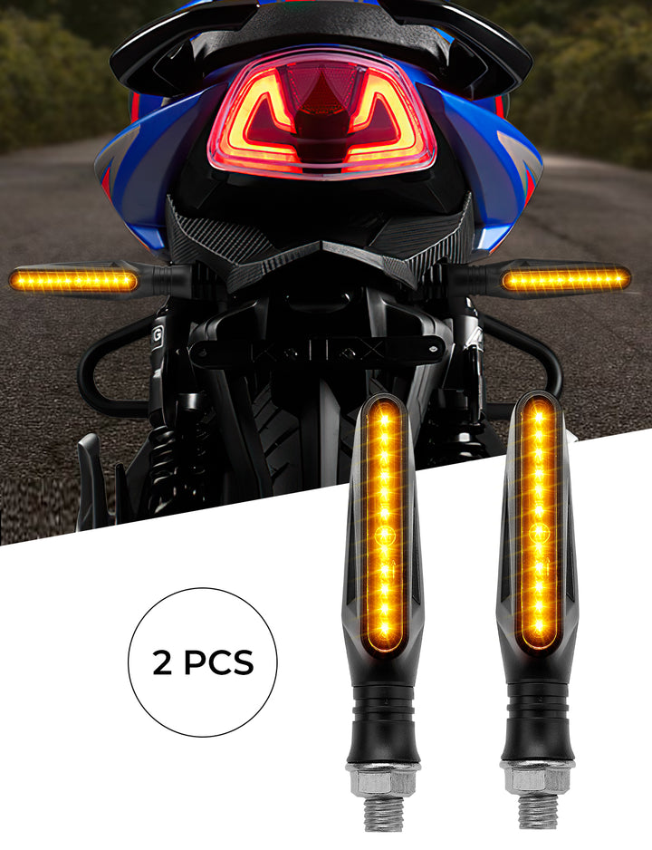 2PCS LED Turn Signals For Motorcycle & Dirt Bike