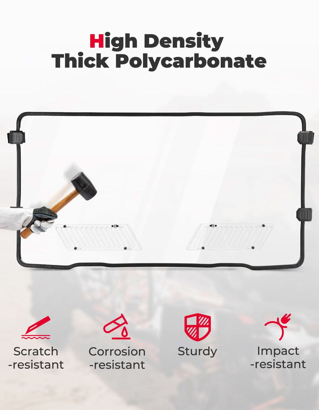 Full Doors with Sliding Window & Front Windshield For CFMOTO UFORCE 1000 XL
