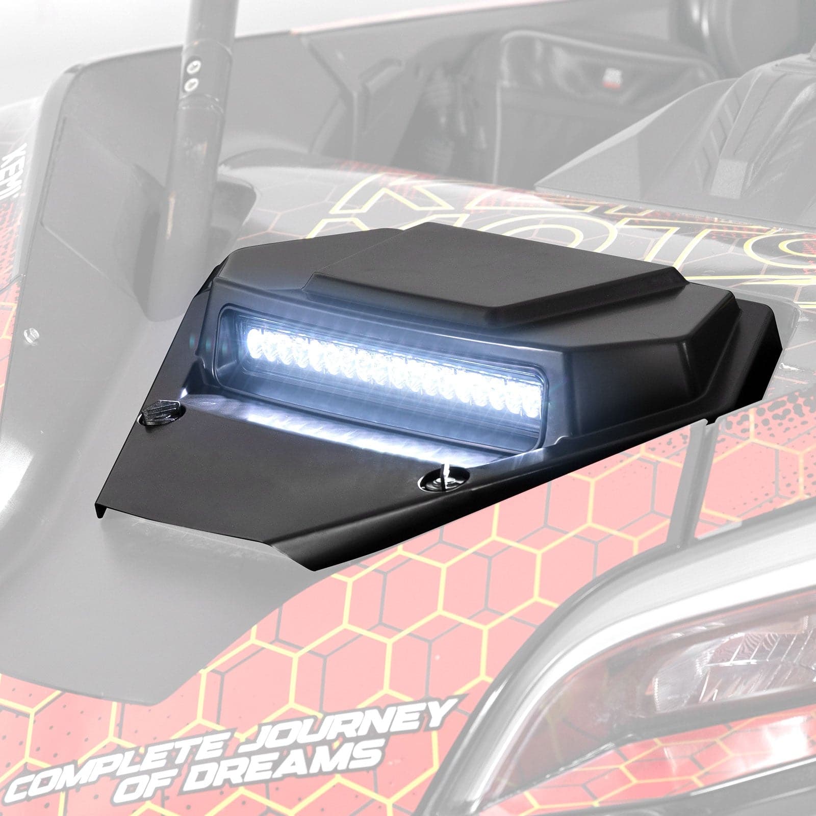 UTV Hood Scoop with Light for CFMOTO ZForce 950 2020-2024 – Kemimoto