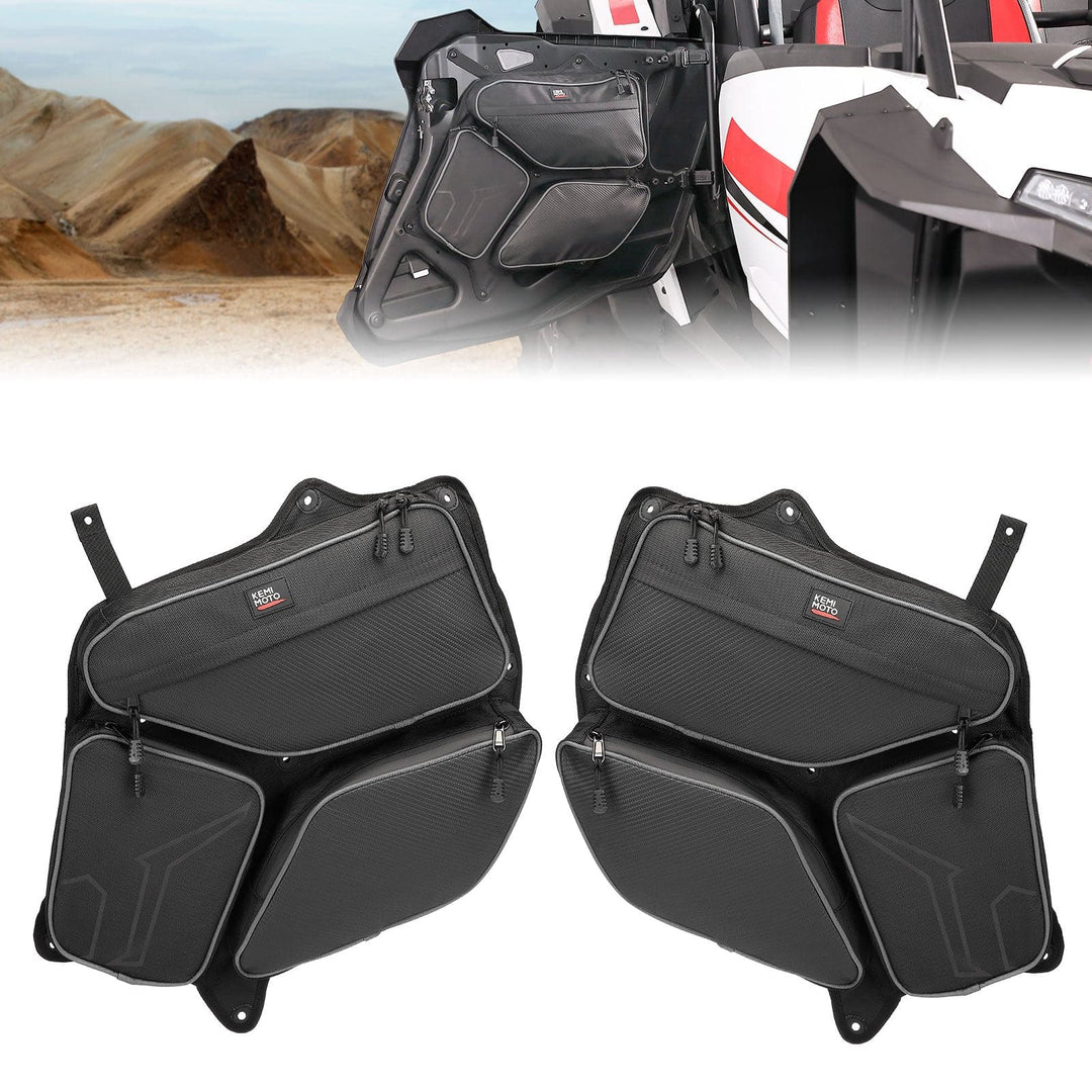 Rear Door Storage Bag PVC Tool Bags for 2024-2025 Polaris RZR XP 4 1000 - Kemimoto