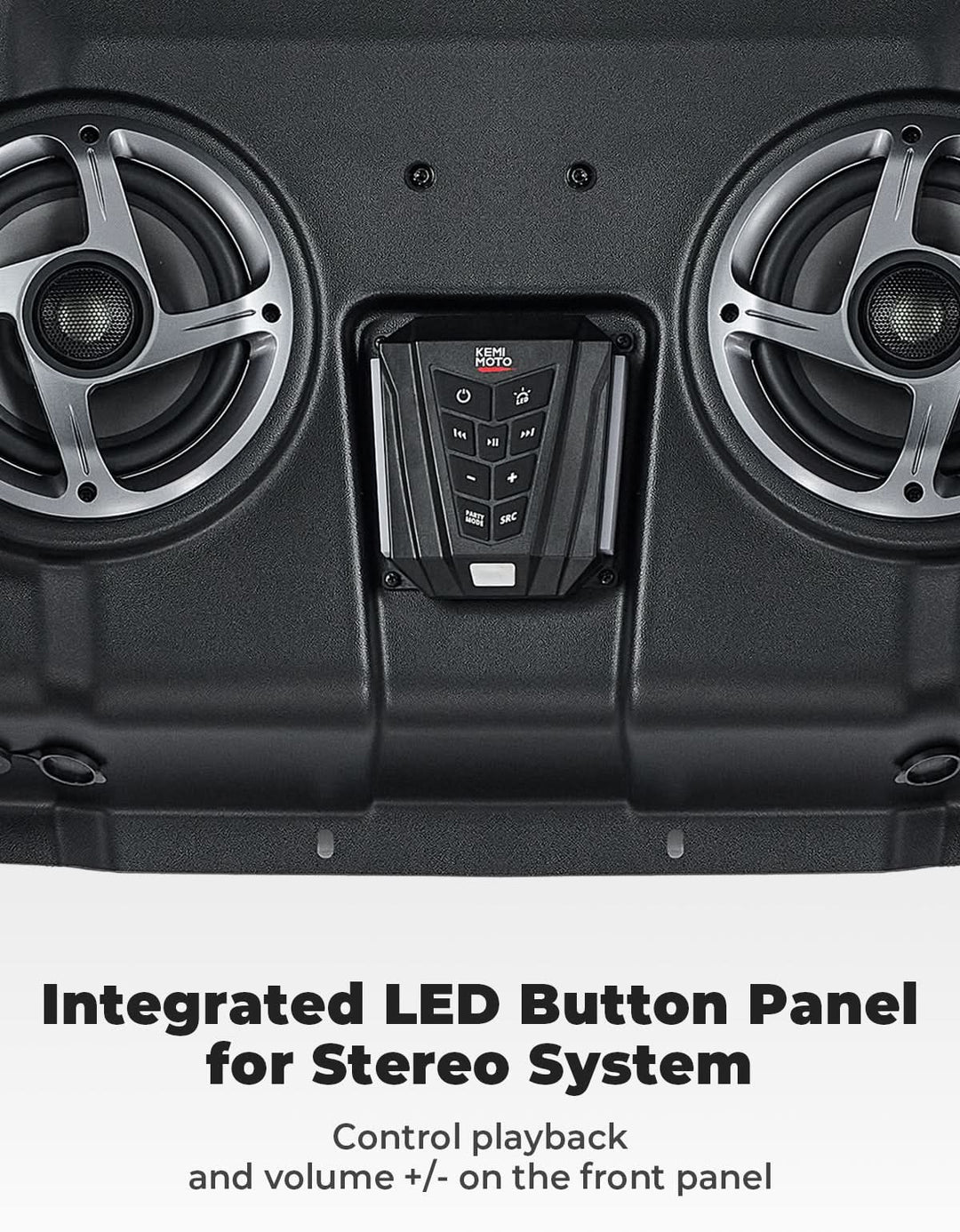 UTV Audio Roof System with 4 Speakers for RZR XP4 1000 (2014-2023) - Kemimoto