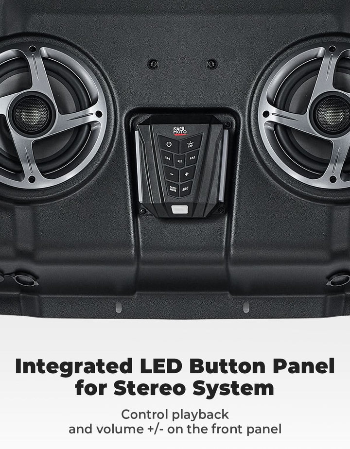 UTV Audio Roof System with 4 Speakers for RZR XP4 1000 (2014-2023) - Kemimoto