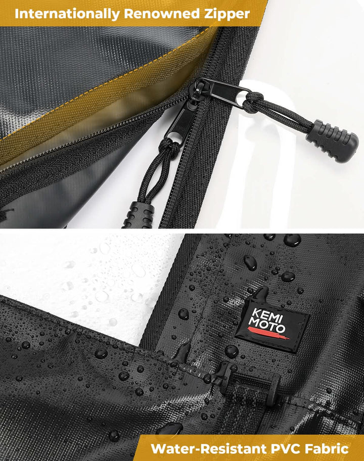 Soft Rear Windshield Roll Up/Down for CFMOTO ZForce 950 2023+ - Kemimoto