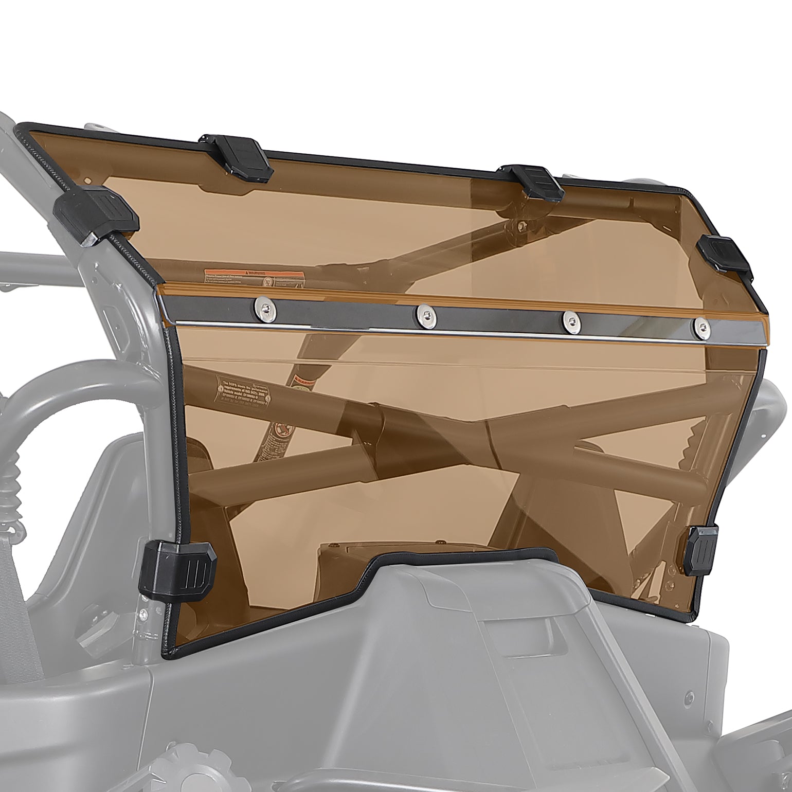 Tinted Rear Windshield Scratch Resistant for CFMOTO ZForce 950 - Kemimoto