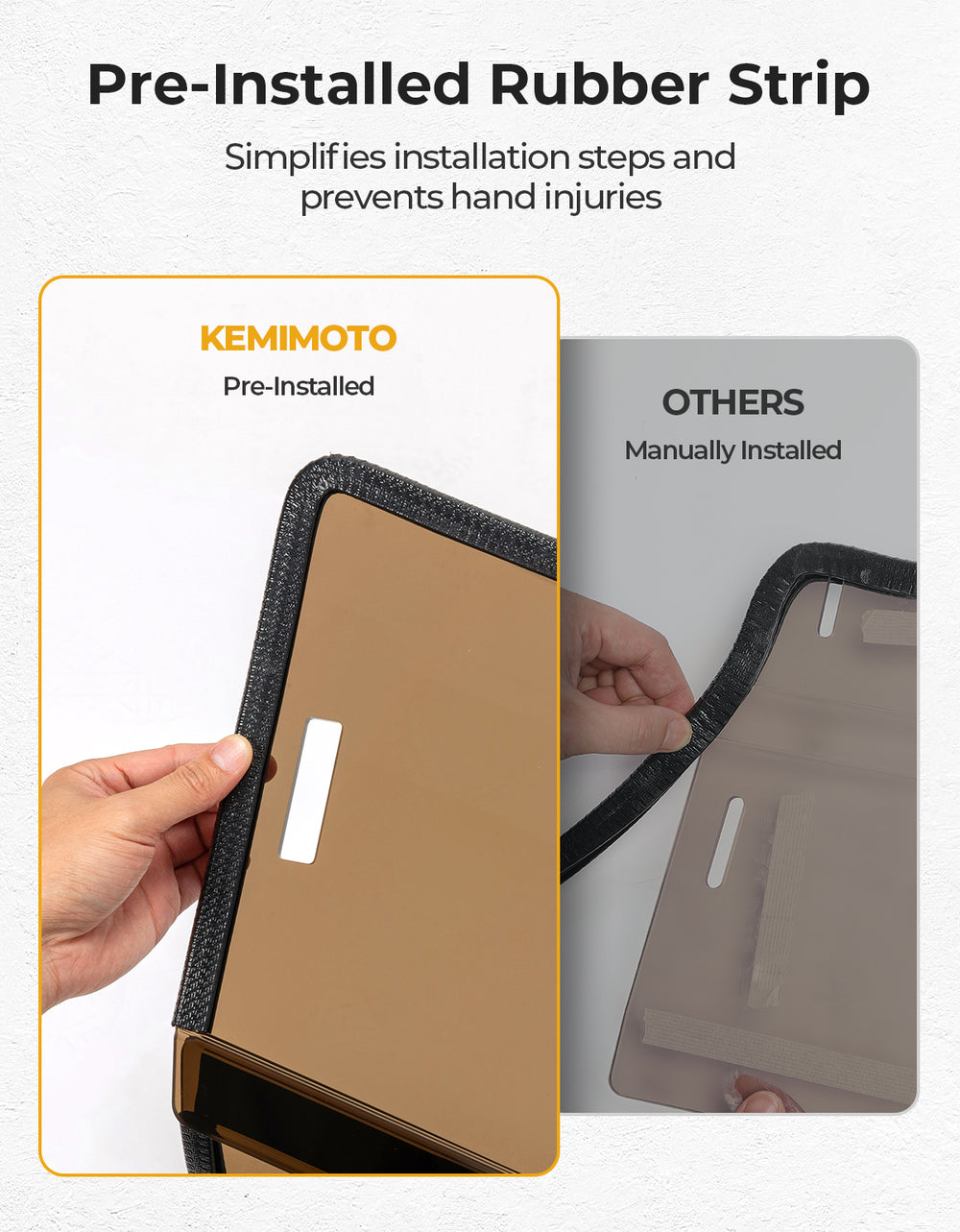 Tinted Rear Windshield Scratch Resistant for CFMOTO ZForce 950 - Kemimoto