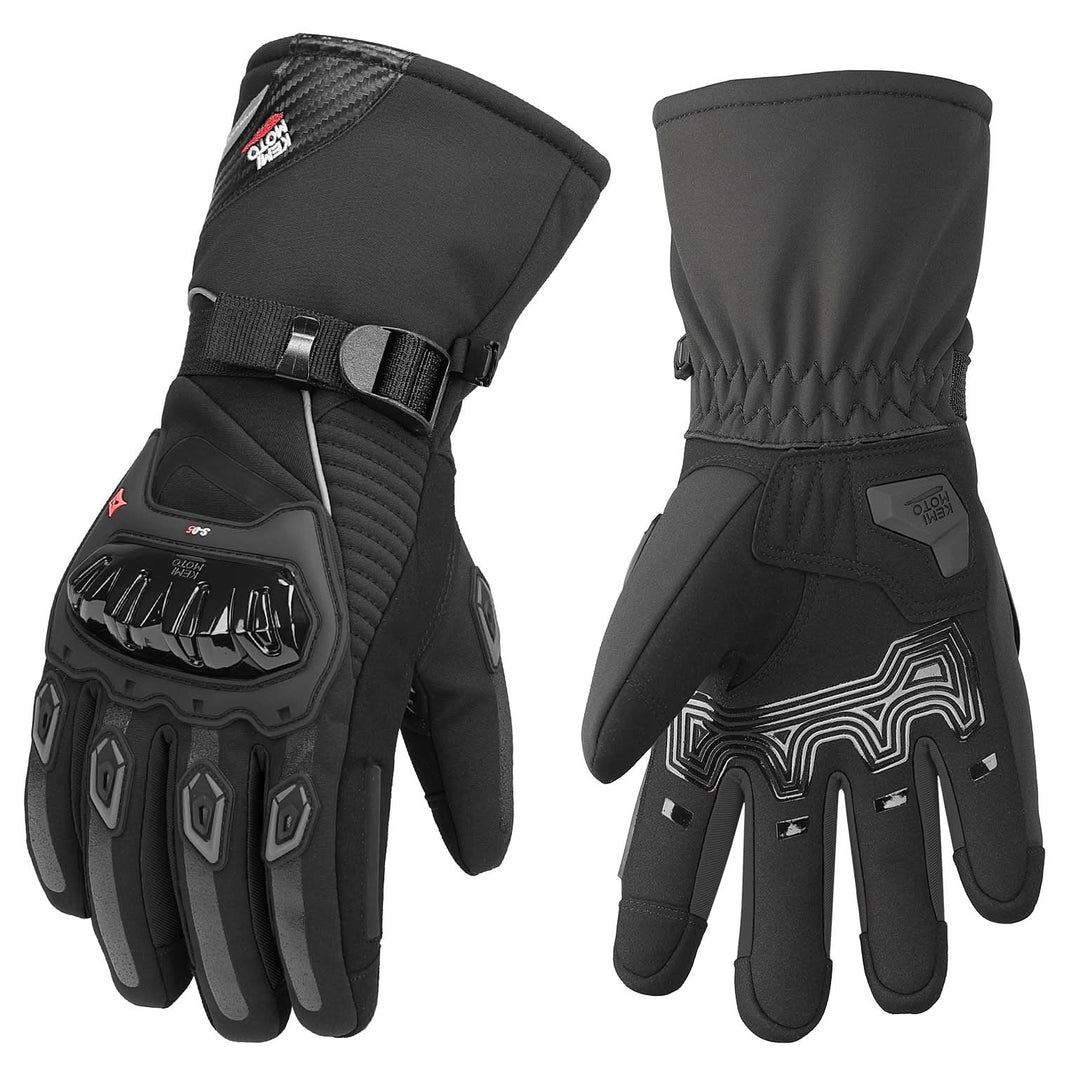 Rainproof Riding Warm Gloves with Touchscreen for Motorcycle Riding, ATV, UTV, Snowmobile