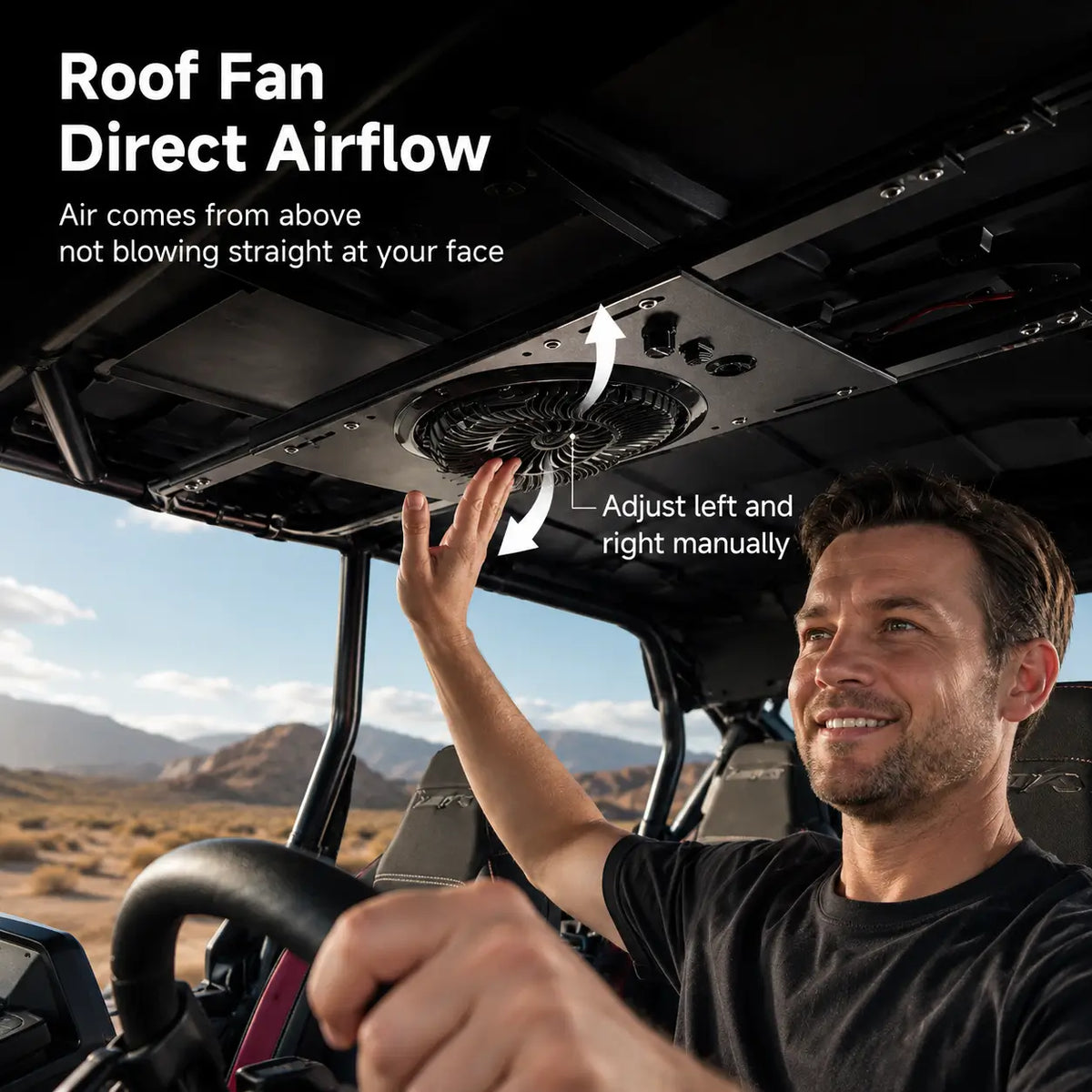 More balanced comfort for driver and passenger
