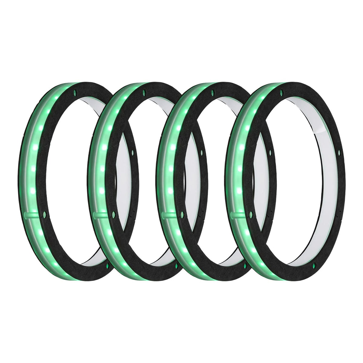 Universal 6.5" Dreamcolor LED Speaker Rings (4 Pack）