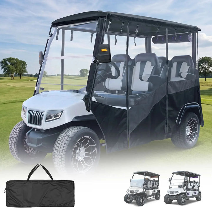 Golf Cart Enclosure For Evolution D5 Maverick Ranger 4