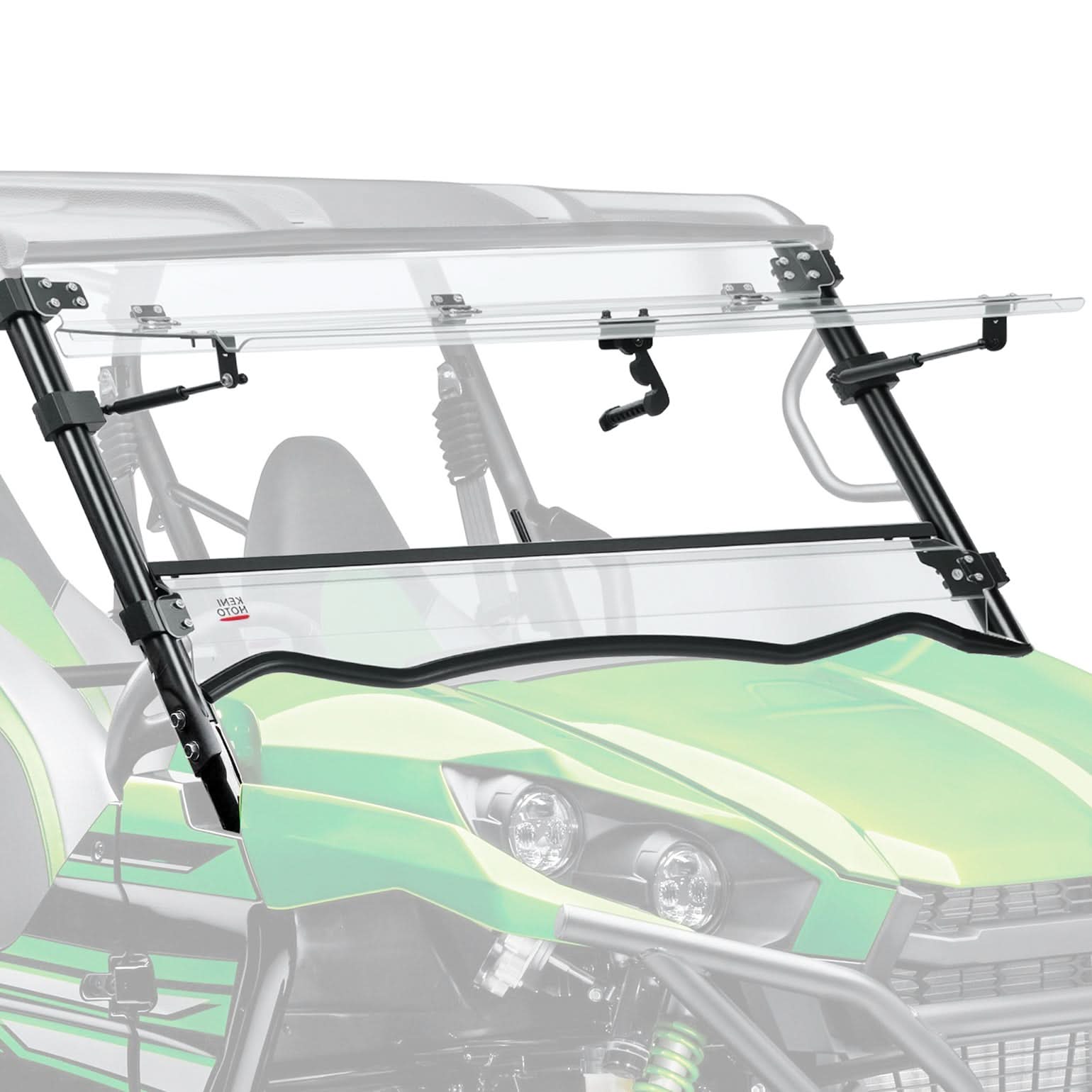 3-in-1 Flip Windshield For Kawasaki Teryx – Kemimoto