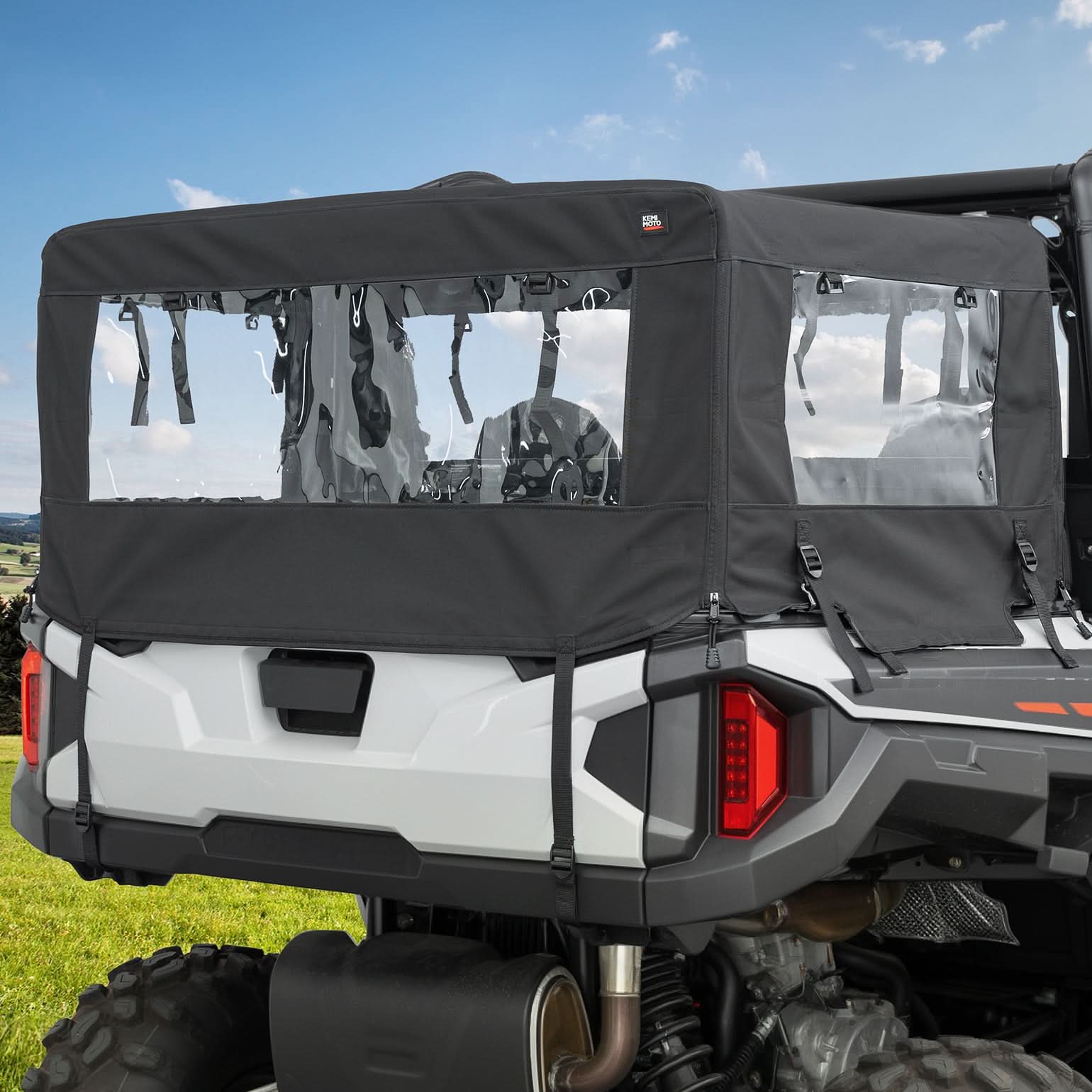 Soft Cargo Camper Bed Cover Rack for Polaris General 1000 / XP 1000 / 4 1000 (2016–2026) - Kemimoto