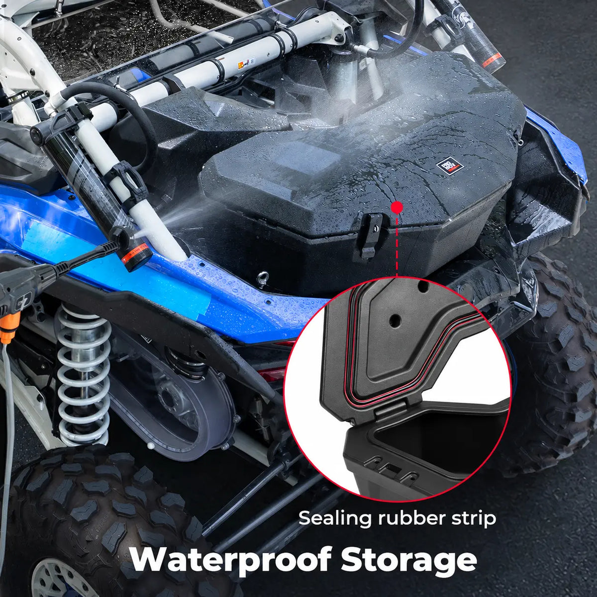 A Calmer Space Behind the Barrier — storage use during trail