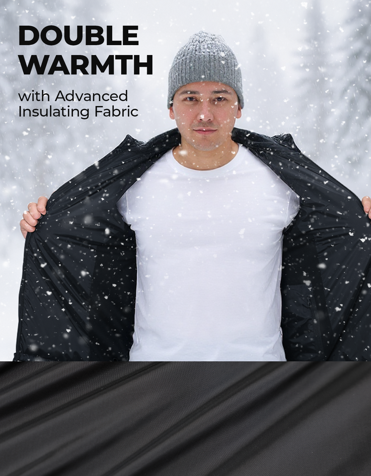 Heated Vest for Women and Men Thermal Reflective with Battery Pack - Kemimoto