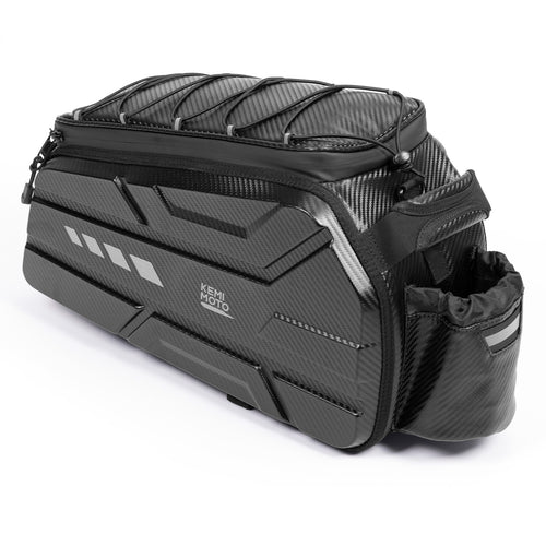 15L Capacity Hard Shell Bicycle Rear Rack Bag - Kemimoto