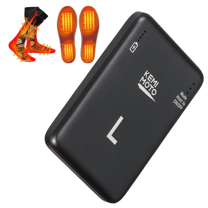 Battery for heated socks