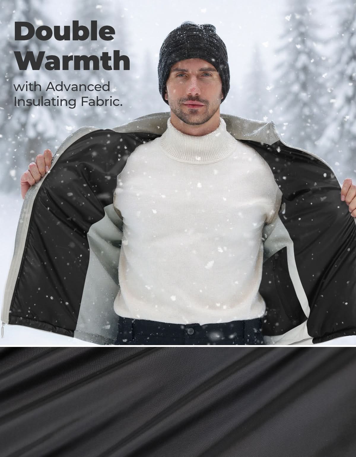 Heated Vest for Women and Men Thermal Reflective with Battery Pack - Kemimoto