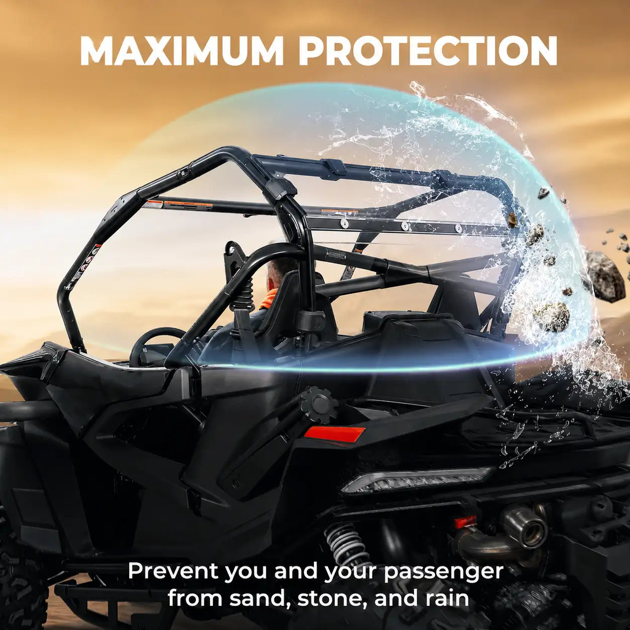 Trail Protection at the Windshield