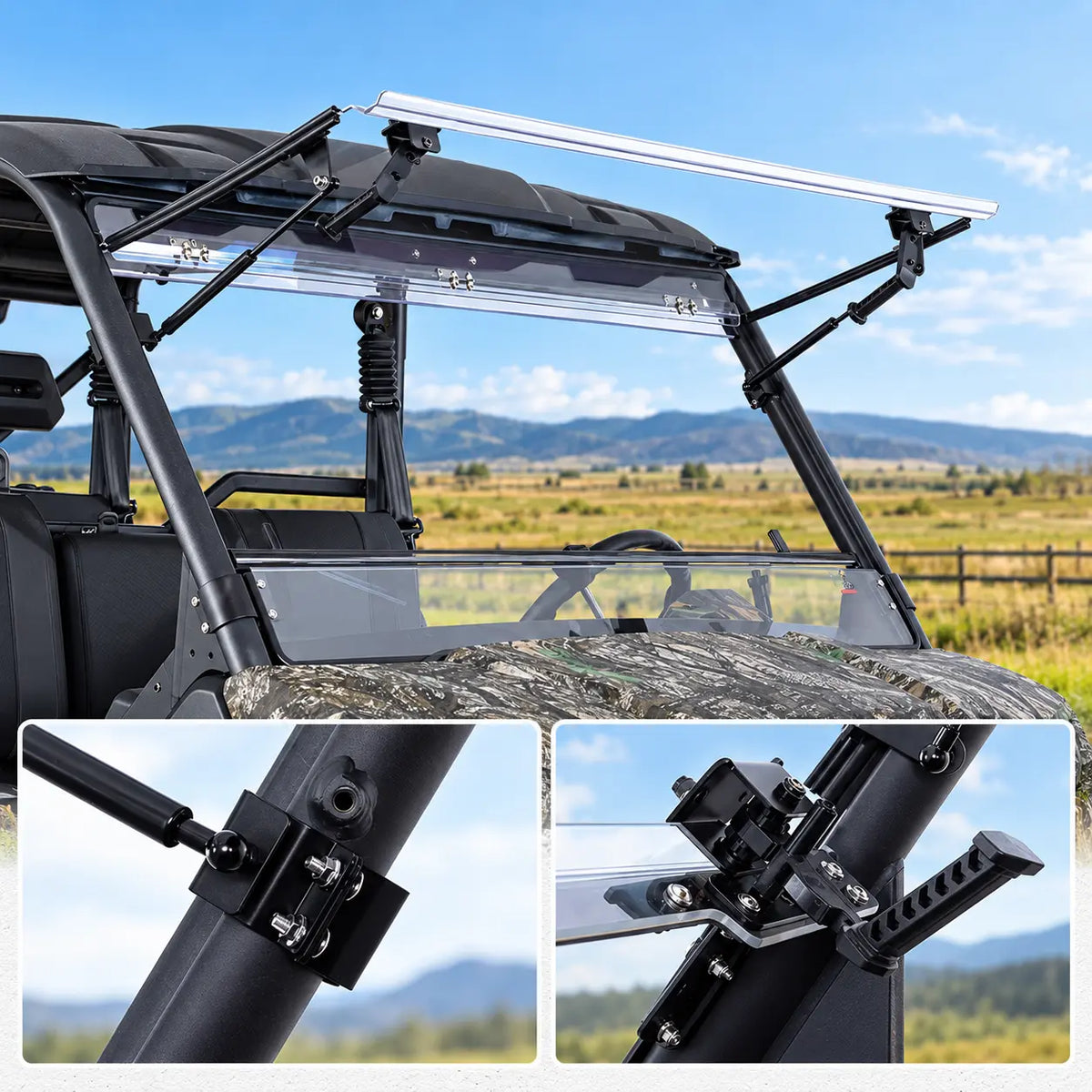 One Windshield for More Riding Conditions