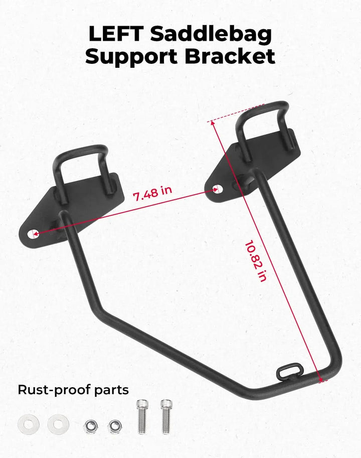 Left Saddle Bags Support Bracket/Bar For Honda Rebel CMX 500 300 250