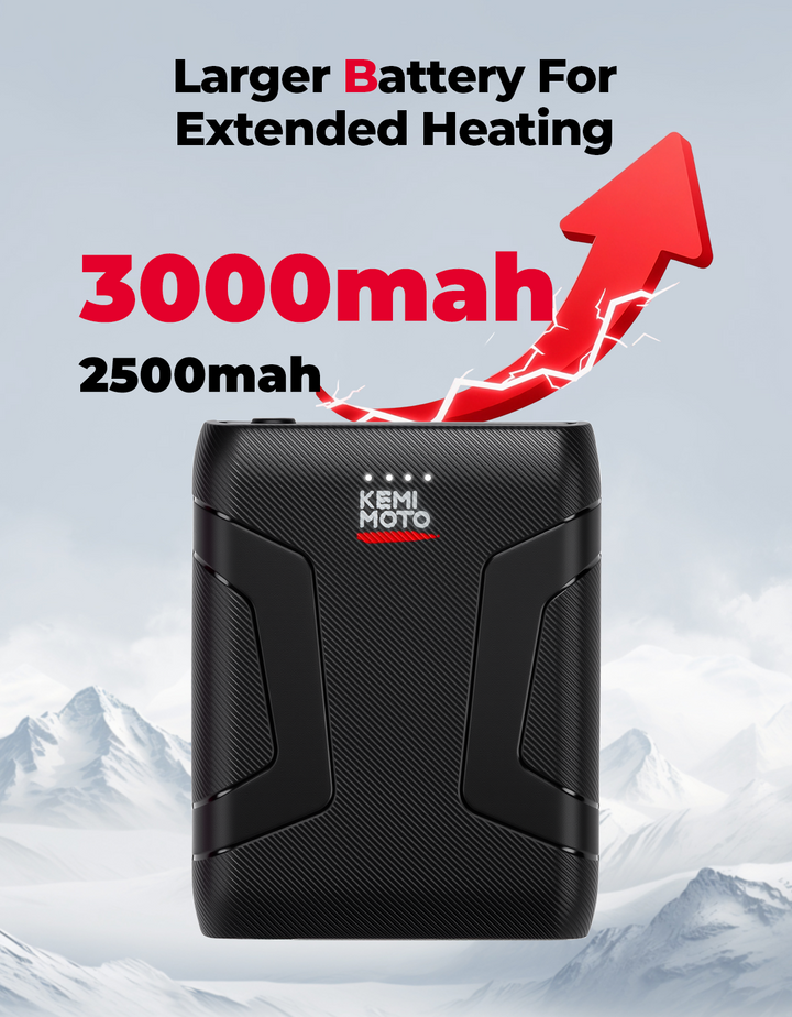 Rechargeable Battery 7.4V 2500mAh for Heated Gloves - Kemimoto