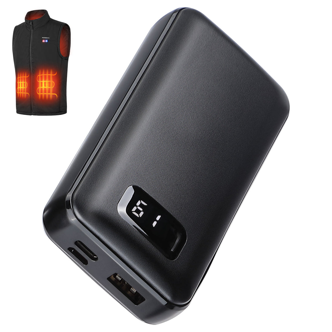 5V 9600mah Battery Pack for Heated Vests - Kemimoto