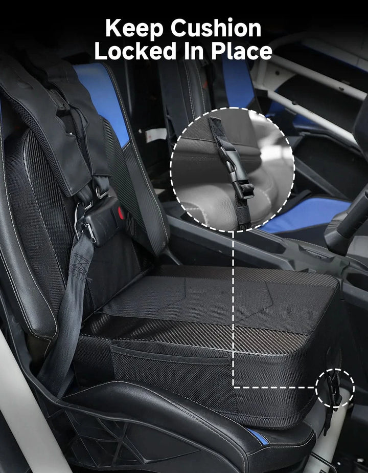 Universal 5-Inch UTV Booster Seat Cushion for Shorter Riders