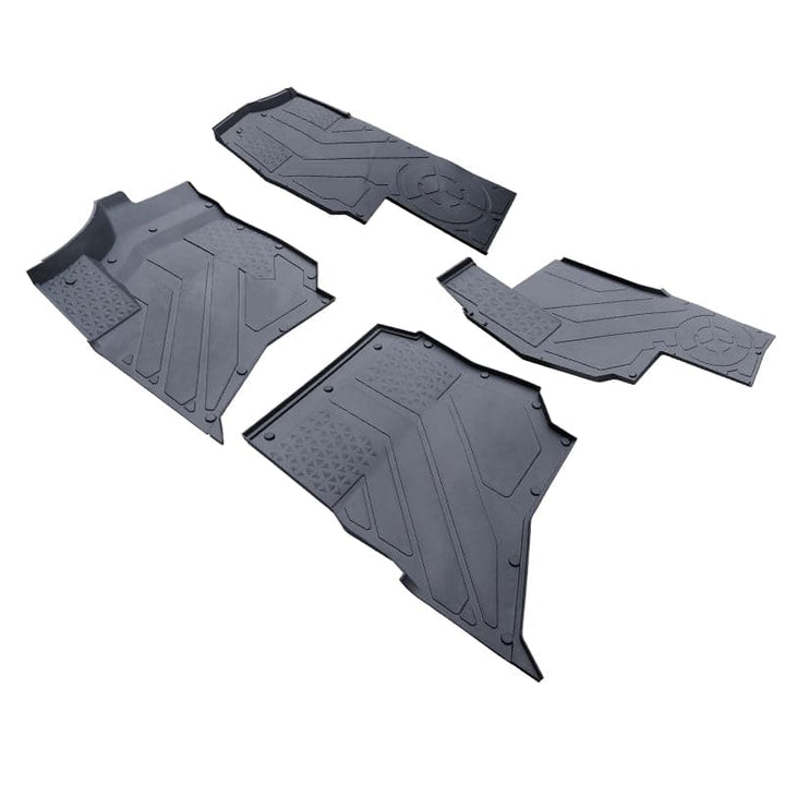 4pcs TPE Floor Mats Anti-Slip Mats for Ranger CREW XD 1500 2024+ - Kemimoto