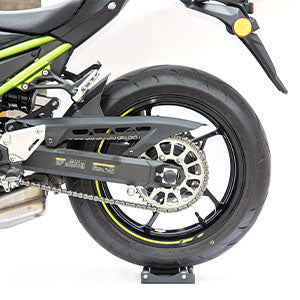 Motorcycle Wheel Cleaning Stand Portable Wheel Roller Stand Support Parking - Kemimoto