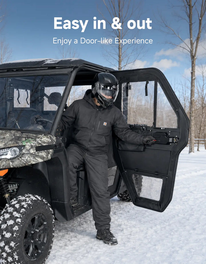 UTV Doors with Steel Frame For CFMOTO Uforce 1000 XL