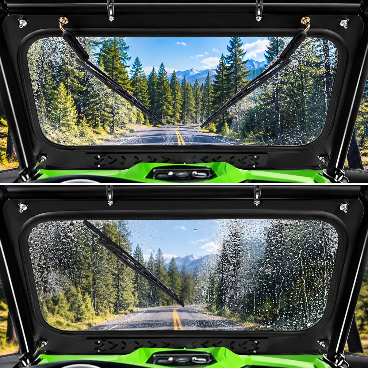 Clearer Vision in Wet Riding Conditions