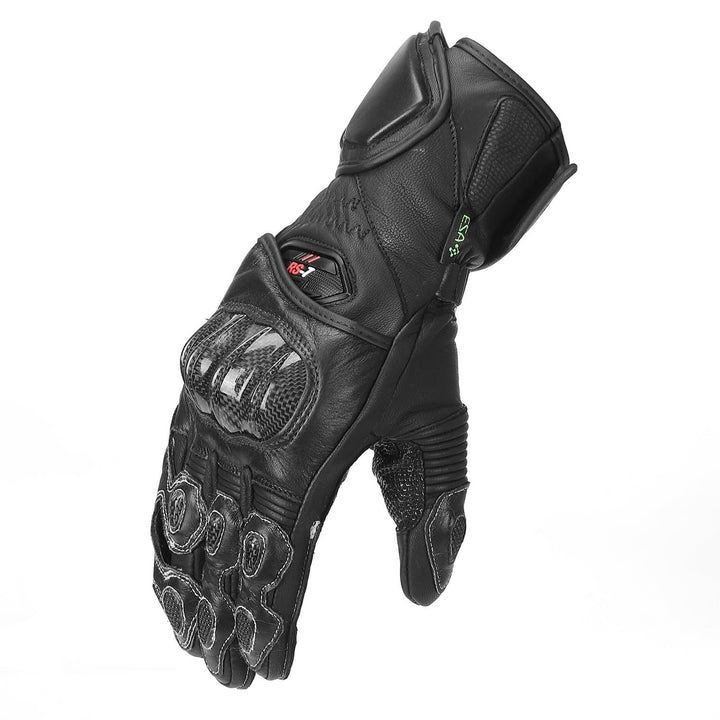 Carbon Fiber Motorcycle Gloves – Kevlar Stitch, ESA Padding & Touchscreen - Kemimoto