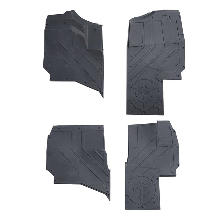 4pcs TPE Floor Mats Anti-Slip Mats for Ranger CREW XD 1500 2024+ - Kemimoto