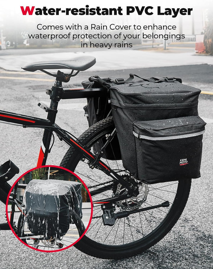 Bike Saddle Bag 30L Large Capacity - Kemimoto