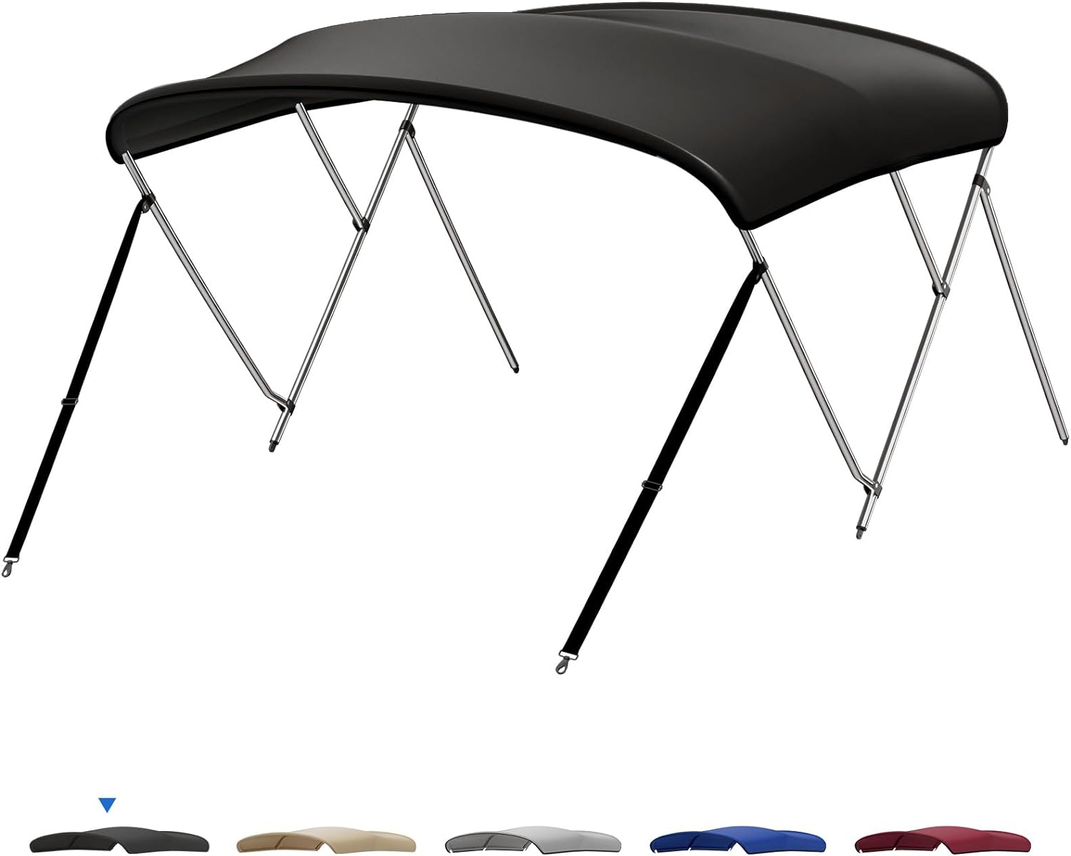 3 Bow Bimini Top for Boat - Kemimoto