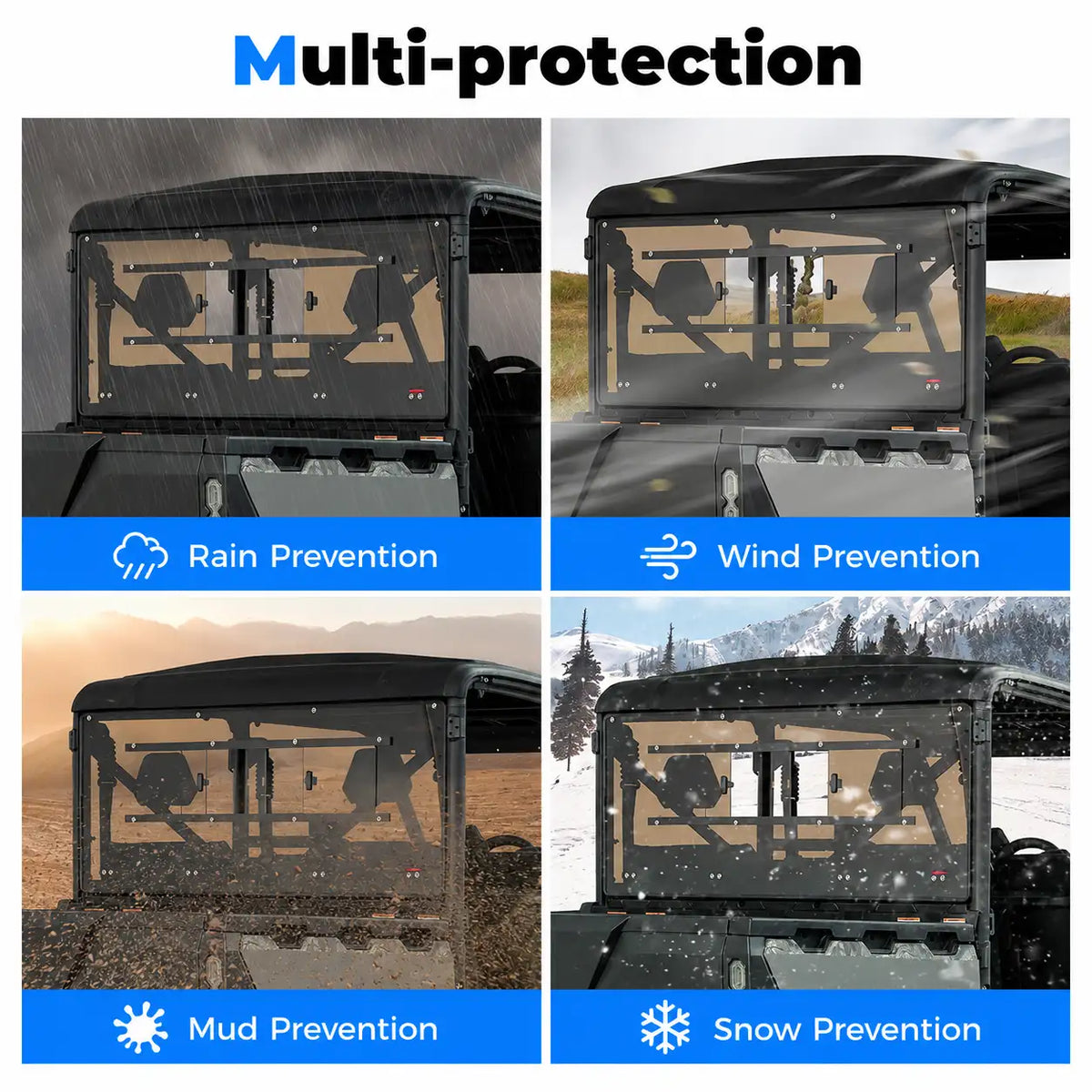 More Rear Protection in Mixed Weather