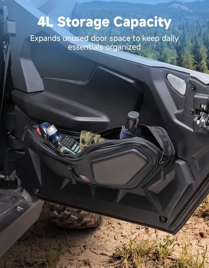 Front Door Storage Bags with 5mm Knee Pads for Polaris RZR Pro XP / Pro R / Pro S 2025-2026