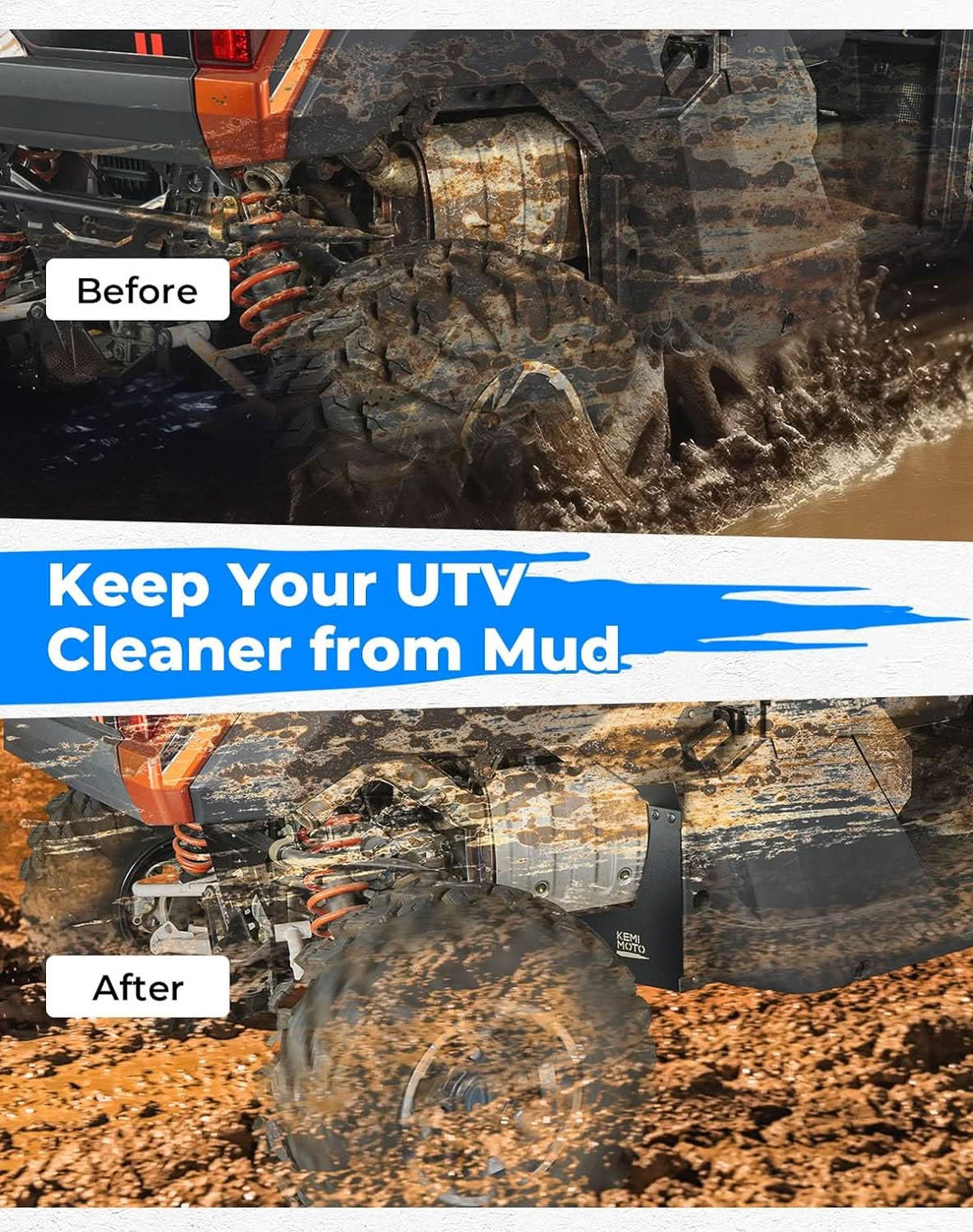 Fender Flares for Ranger XP 1000 / Crew (2017-2025) 1 Pair