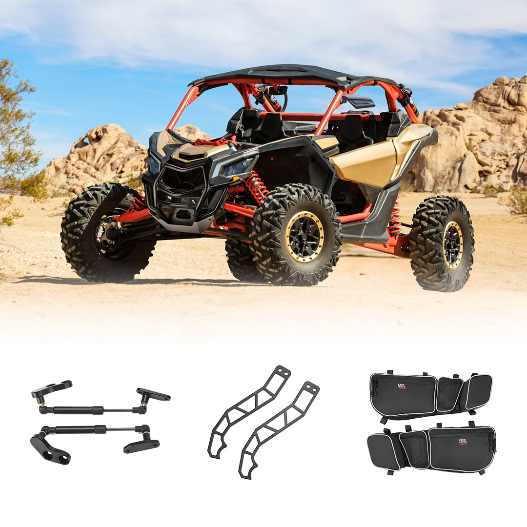 Strut Lifts Door Opener & Latch Door Handle for Can Am Maverick X3/MAX - Kemimoto