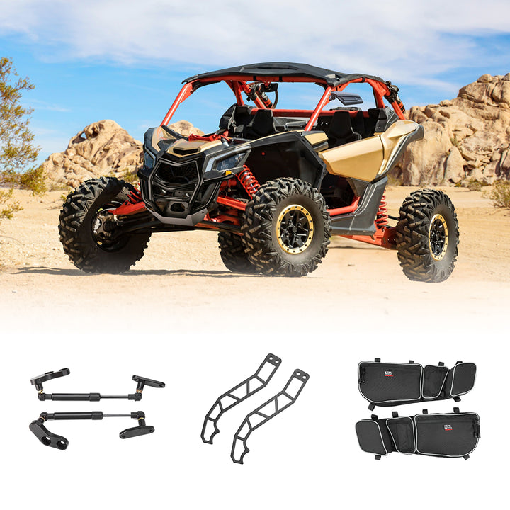 Strut Lifts Door Opener & Latch Door Handle for Can Am Maverick X3/MAX - Kemimoto