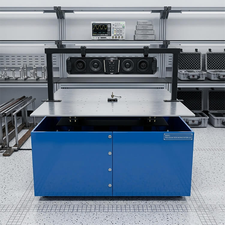 Electromagnetic vibration testing for a UTV soundbar, validating vibration resistance for electronic components and PCBs under off-road conditions.
