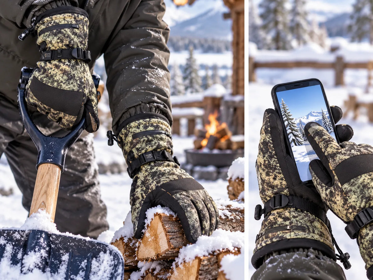 Snowy Camps and Yard Work