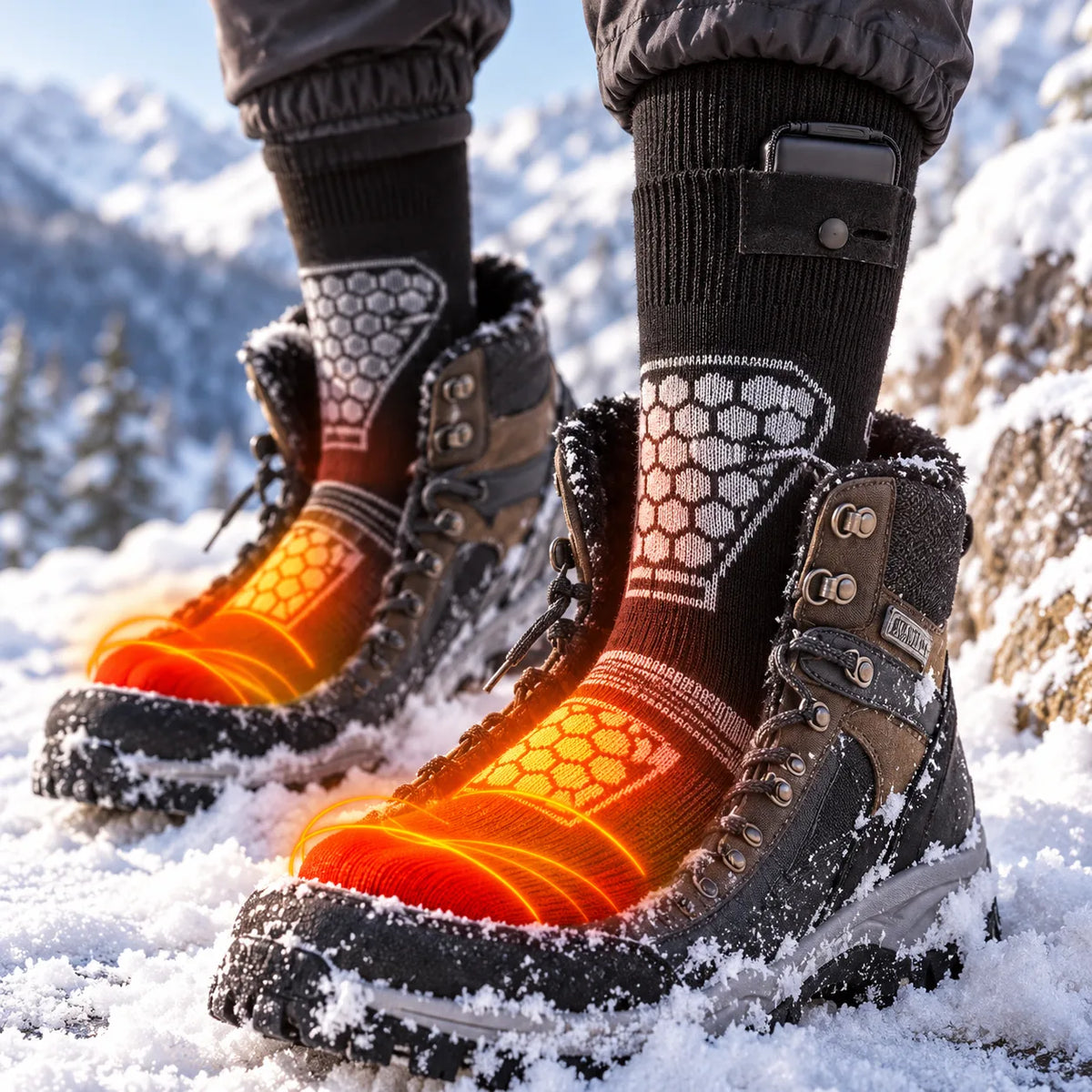Warmth starts where feet feel cold