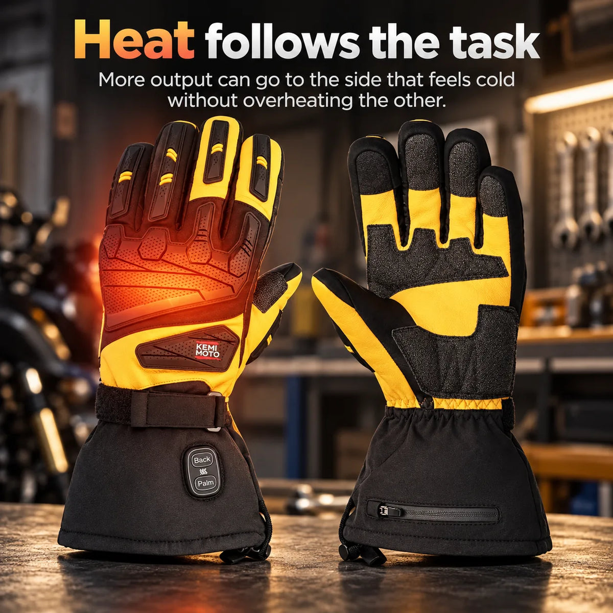 Heat follows the task